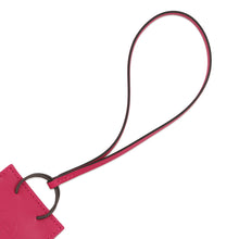 将图像加载到图库查看器中，HERMES Sac Orange Bag Charm Rose mexico Lambskin
