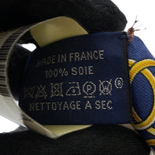 将图像加载到图库查看器中，HERMES Twilly LIFT PROFIL Marine/Black/Gold Silk100%
