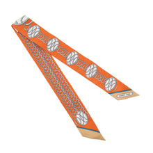 将图像加载到图库查看器中，HERMES Twilly LIFT PROFIL Potiron Orange/Beige/Grease Silk100%
