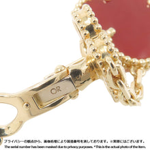 将图像加载到图库查看器中，Van Cleef &amp; Arpels Magic Alhambra Earring 2 motifsVCARN5JR00 18K Yellow Gold
