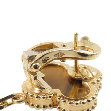 将图像加载到图库查看器中，Van Cleef &amp; Arpels Magic Alhambra Earring 2 motifsVCARN5JR00 18K Yellow Gold
