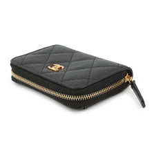 将图像加载到图库查看器中，CHANEL Classic zip coin purse BlackAP0216 Caviar Leather
