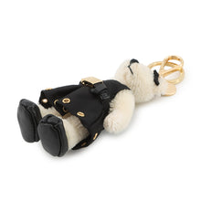 将图像加载到图库查看器中，PRADA Teddy Keychain Black/Ivory1TO050 Nylon
