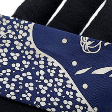 将图像加载到图库查看器中，HERMES Twilly Leopard・Bandana Blanc/Marine/Black Silk100%
