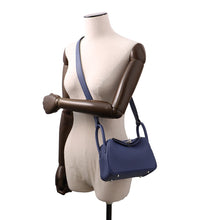 Load image into Gallery viewer, HERMES Lindy Blue Tie Taurillon Clemence Size Mini
