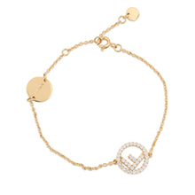 Load image into Gallery viewer, FENDI F is FENDI Bracelet8AG761 Metal Zirconia Stone
