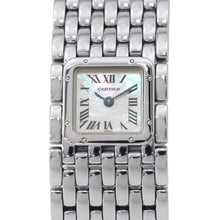 将图像加载到图库查看器中，CARTIER PANTHERE Luban LM H16.5mm×W16.5mm Stainless Steel White Shell DialW61001T9
