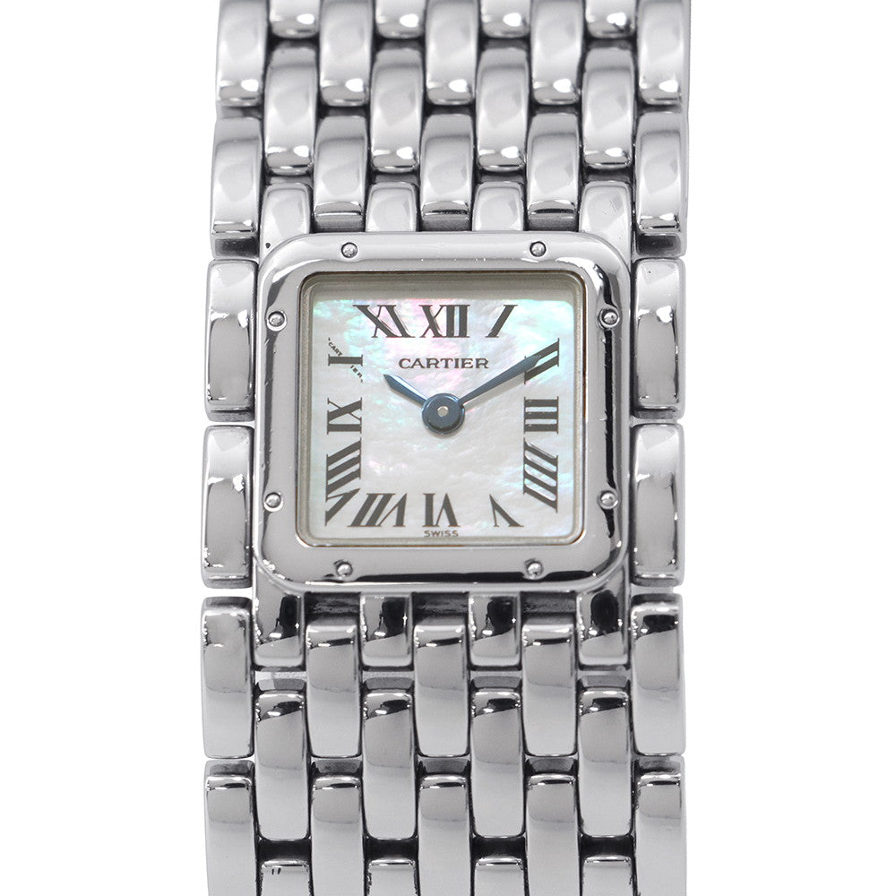 CARTIER PANTHERE Luban LM H16.5mm×W16.5mm Stainless Steel White Shell DialW61001T9