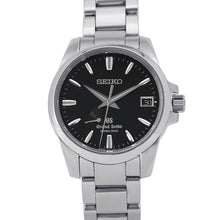 将图像加载到图库查看器中，SEIKO Grand Seiko Heritage Collection Date Spring Drive W40mm Stainless Steel Black DialSBGA027
