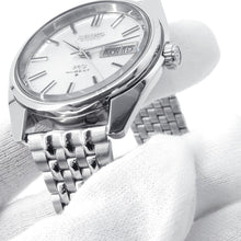 Load image into Gallery viewer, SEIKO King Seiko Hi-Beat Day-Date W37mm Stainless Steel Silver Dial5626-7000
