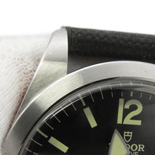 将图像加载到图库查看器中，TUDOR Ranger W39mm Stainless Steel Leather Rubber Black DialM79950-0001
