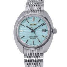 将图像加载到图库查看器中，SEIKO King Seiko 100th Anniversary Model Limited to 700 pieces W39.4mm Stainless Steel Blue DialSDKA023

