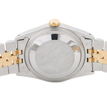 将图像加载到图库查看器中，ROLEX Datejust W36mm Stainless Steel K18YG Silver Dial16233G
