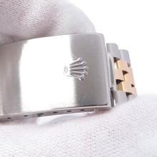 将图像加载到图库查看器中，ROLEX Datejust W36mm Stainless Steel K18YG Silver Dial16233G
