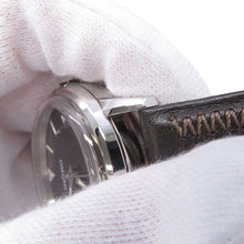 将图像加载到图库查看器中，SEIKO Prospex W36.6mm Stainless Steel Leather Black DialSJE085JC
