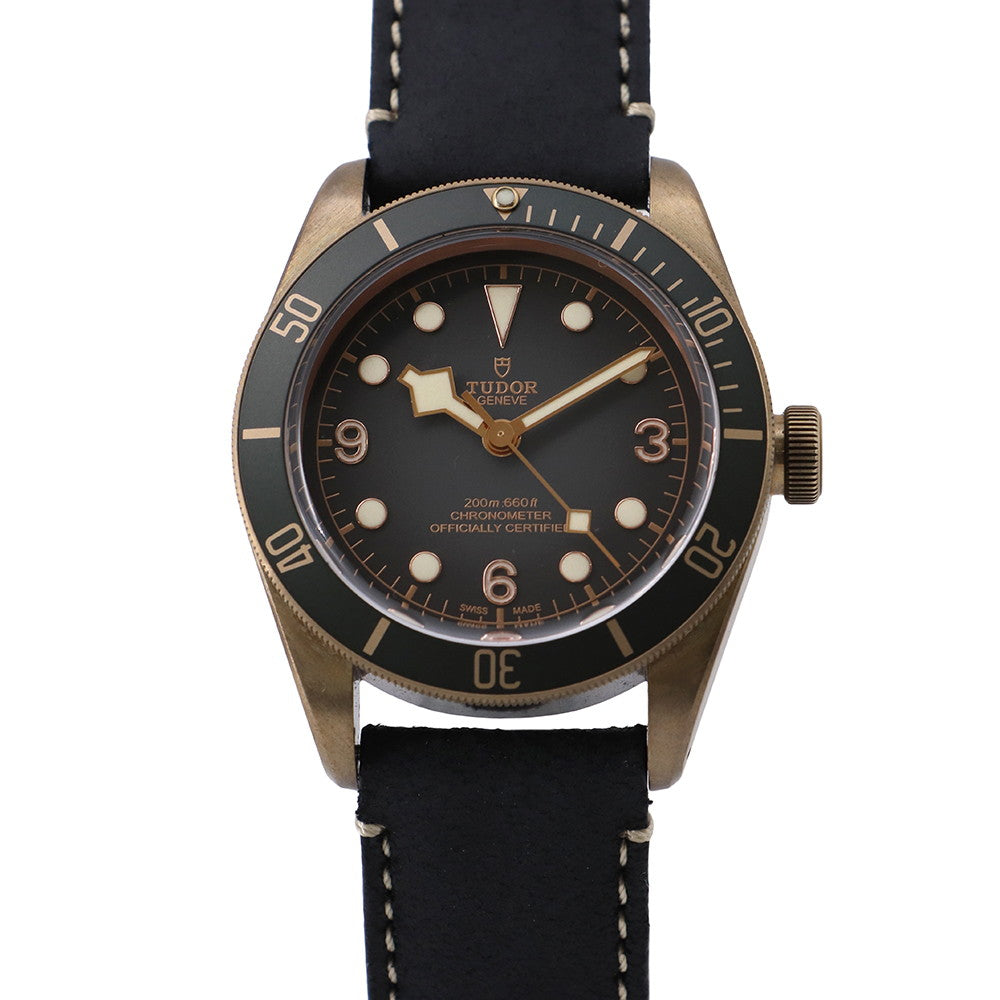 TUDOR Black Bay Bronze W43mm Bronze Leather SlateGray DialM79250BA-0001