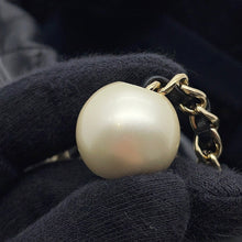 Load image into Gallery viewer, CHANEL PearlChain Mini Shoulder Bag BlackAS2518 Lambskin Faux Pearl
