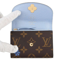 将图像加载到图库查看器中，LOUIS VUITTON Rosalie Coin Purse Blue FrostM15323 Monogram
