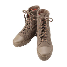 Load image into Gallery viewer, HERMES Short boots "Fresh" EtoupeH222052Z X4355 Nylon Rubber Leather Size 37.5
