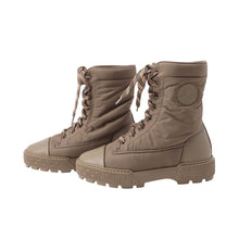 Load image into Gallery viewer, HERMES Short boots "Fresh" EtoupeH222052Z X4355 Nylon Rubber Leather Size 37.5
