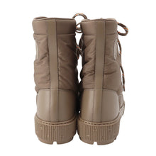 Load image into Gallery viewer, HERMES Short boots "Fresh" EtoupeH222052Z X4355 Nylon Rubber Leather Size 37.5
