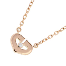 将图像加载到图库查看器中，CARTIER C Heart NecklaceB3040400 18K Pink Gold
