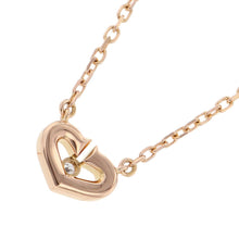 将图像加载到图库查看器中，CARTIER C Heart NecklaceB3040400 18K Pink Gold
