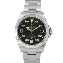 将图像加载到图库查看器中，ROLEX Air-King W40mm Stainless Steel Black Dial126900
