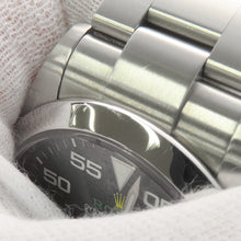 将图像加载到图库查看器中，ROLEX Air-King W40mm Stainless Steel Black Dial126900
