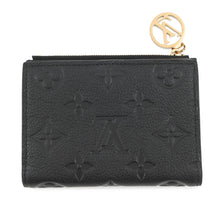 将图像加载到图库查看器中，LOUIS VUITTON Portefeuille Lisa NoirM83365 Monogram Empreinte Leather
