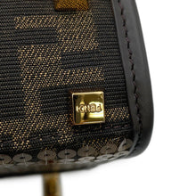 Load image into Gallery viewer, FENDI Zucca Sunshine Shopper 2-Way Handbag Brown8BS051 Canvas Leather Sequins

