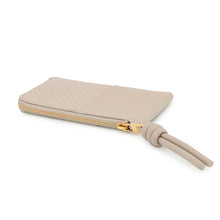 Load image into Gallery viewer, LOEWE Coin purse Knot coin card holder Light oatsCEM1Z40X04 Shiny Nappa Calf Leather
