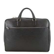 将图像加载到图库查看器中，Valextra Valextra Double Handle Briefcase BlackMBAV0045028LRD99NN Soft Calf Leather
