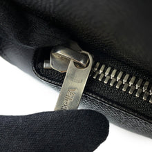 将图像加载到图库查看器中，Valextra Valextra Double Handle Briefcase BlackMBAV0045028LRD99NN Soft Calf Leather
