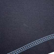 将图像加载到图库查看器中，HERMES Micro T-Shirt "Cartouche" Candy Libris Size 38 Blue・NoirH5H4630DC Cotton100%
