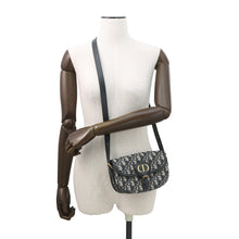 将图像加载到图库查看器中，Dior Bobby East West NavyM9335UTZQ Cotton Calf Leather
