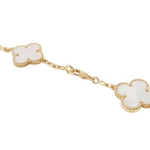 Load image into Gallery viewer, Van Cleef &amp; Arpels Vintage Alhambra 10 Motif NecklaceVCARA42800 18K Yellow Gold
