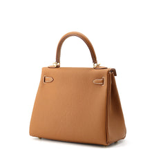 Load image into Gallery viewer, HERMES Kelly Gold Togo Leather Size 25
