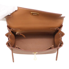 Load image into Gallery viewer, HERMES Kelly Gold Togo Leather Size 25
