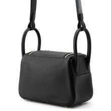 Load image into Gallery viewer, HERMES Lindy Black Taurillon Clemence Size Mini
