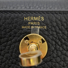 Load image into Gallery viewer, HERMES Lindy Black Taurillon Clemence Size Mini
