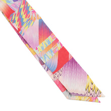 将图像加载到图库查看器中，HERMES Twilly Kyoto Marble Scarf Rose/Multicolor Silk 100%
