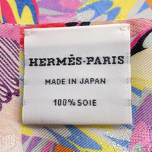 将图像加载到图库查看器中，HERMES Twilly Kyoto Marble Scarf Rose/Multicolor Silk 100%
