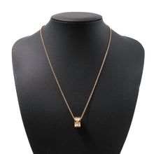 将图像加载到图库查看器中，BVLGARI B.Zero1 Design Legend Necklace 18K Pink Gold
