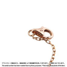 将图像加载到图库查看器中，CARTIER Logo Double C Diamond Necklace 18K Pink Gold
