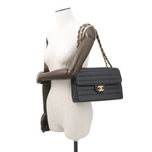 将图像加载到图库查看器中，CHANEL Mademoiselle ChainShoulder Bag BlackA05296 Caviar Leather
