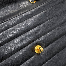 将图像加载到图库查看器中，CHANEL Mademoiselle ChainShoulder Bag BlackA05296 Caviar Leather
