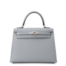 将图像加载到图库查看器中，HERMES Kelly Sellier Green Pantan Epsom Size 25
