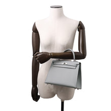 将图像加载到图库查看器中，HERMES Kelly Sellier Green Pantan Epsom Size 25
