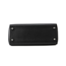 Load image into Gallery viewer, HERMES Kelly Retourne Black Vosheri Size 25
